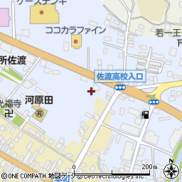 新潟県佐渡市中原602周辺の地図