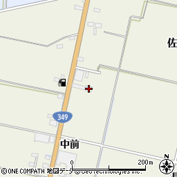 宮城県角田市佐倉中前75-3周辺の地図