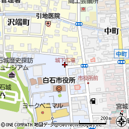 城下広場周辺の地図