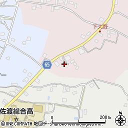 新潟県佐渡市新穂大野1653周辺の地図