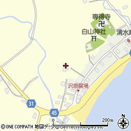 新潟県佐渡市沢根609周辺の地図