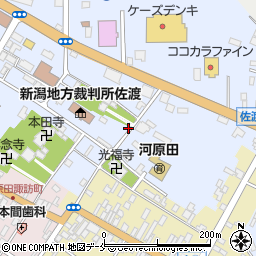 新潟県佐渡市中原381周辺の地図