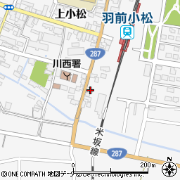 山形県東置賜郡川西町上小松1839周辺の地図