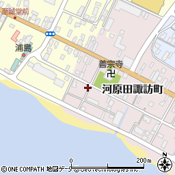 新潟県佐渡市河原田諏訪町100-5周辺の地図