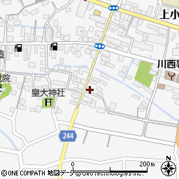 山形県東置賜郡川西町上小松1761周辺の地図