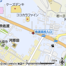 新潟県佐渡市中原590周辺の地図