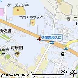 新潟県佐渡市中原590周辺の地図