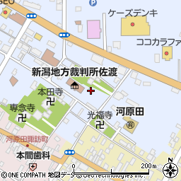 新潟県佐渡市中原356周辺の地図