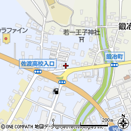 新潟県佐渡市中原641周辺の地図