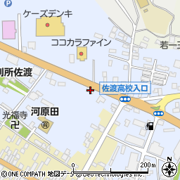 新潟県佐渡市中原589周辺の地図