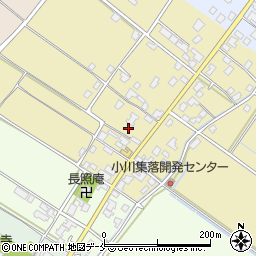 新潟県新発田市小川557-2周辺の地図