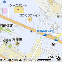 新潟県佐渡市中原587周辺の地図