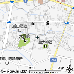 山形県東置賜郡川西町上小松3093周辺の地図