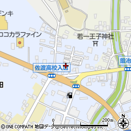 新潟県佐渡市中原609周辺の地図