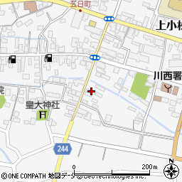 山形県東置賜郡川西町上小松1767周辺の地図