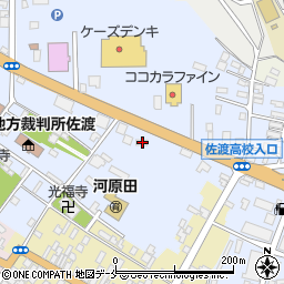 新潟県佐渡市中原584周辺の地図