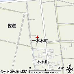宮城県角田市佐倉一本木町47周辺の地図