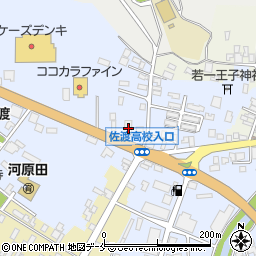 新潟県佐渡市中原594周辺の地図