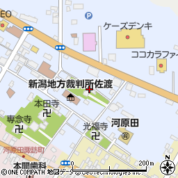 新潟県佐渡市中原385周辺の地図