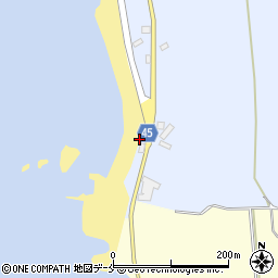 岩崎海産物店加工場周辺の地図