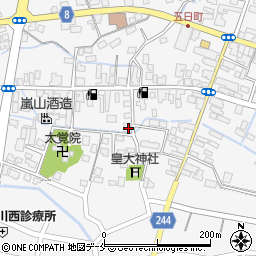 山形県東置賜郡川西町上小松3148周辺の地図