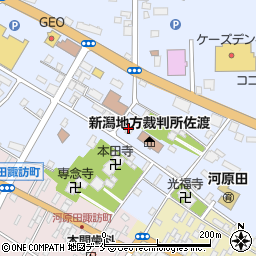 新潟県佐渡市中原354周辺の地図