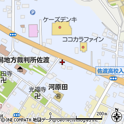 新潟県佐渡市中原周辺の地図