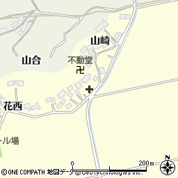 宮城県角田市花島山崎153-2周辺の地図