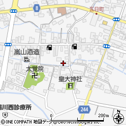 山形県東置賜郡川西町上小松3146周辺の地図