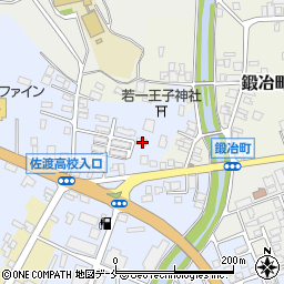 新潟県佐渡市中原626周辺の地図