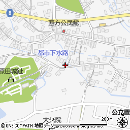 山形県東置賜郡川西町上小松3235周辺の地図