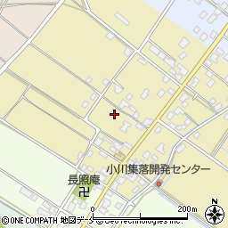 新潟県新発田市小川555-1周辺の地図
