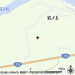 宮城県白石市福岡蔵本滝野原周辺の地図