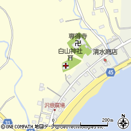 新潟県佐渡市沢根596周辺の地図