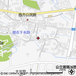 山形県東置賜郡川西町上小松3221-2周辺の地図