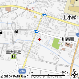 山形県東置賜郡川西町上小松1776周辺の地図