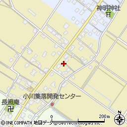 新潟県新発田市小川533周辺の地図