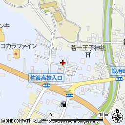 新潟県佐渡市中原611周辺の地図