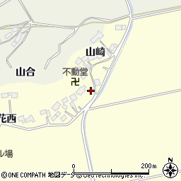 宮城県角田市花島山崎153周辺の地図