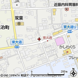 新潟県佐渡市東大通周辺の地図