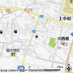 山形県東置賜郡川西町上小松1777周辺の地図