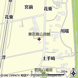 東花島公民館周辺の地図