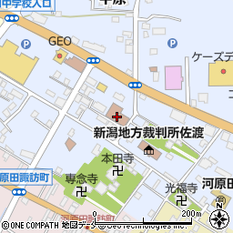 新潟刑務所佐渡拘置支所周辺の地図