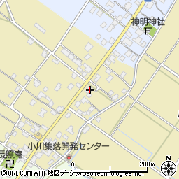 新潟県新発田市小川534周辺の地図