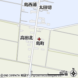 宮城県角田市佐倉（島町）周辺の地図