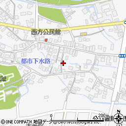 山形県東置賜郡川西町上小松3221-1周辺の地図