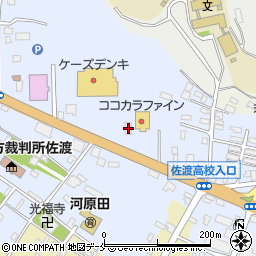 新潟県佐渡市中原581周辺の地図