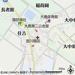 新潟県新発田市大中島57周辺の地図