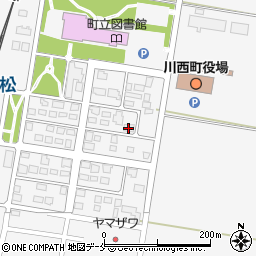 山形県東置賜郡川西町上小松1176-18周辺の地図