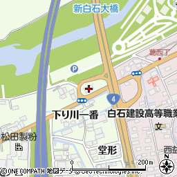 宮城県白石市福岡蔵本六本松一番42周辺の地図